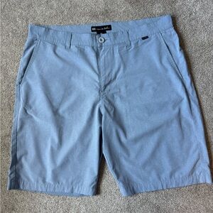 Travis Mathew Light Blue Flat Front Shorts - size 36